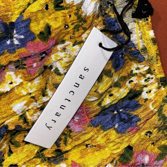 NWT SANCTUARY Easy Smock Square Neck Dress In Sweet & Sour Women’s size Large - Picture 10 of 10